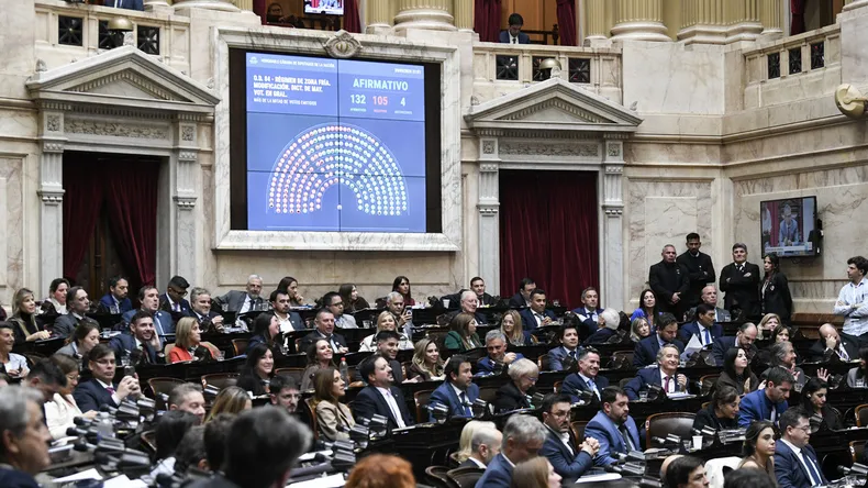 Diputados aprobó la reforma del régimen de zonas frías