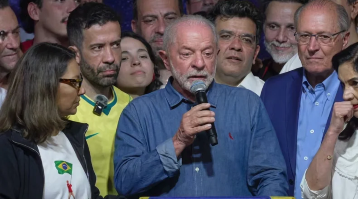 Lula da Silva, tras ganar el balotaje en Brasil.